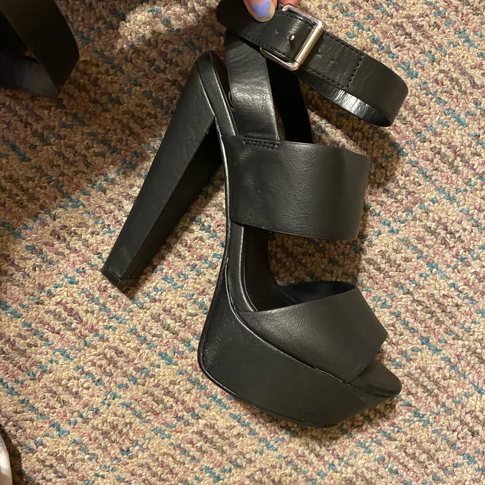 Black heels